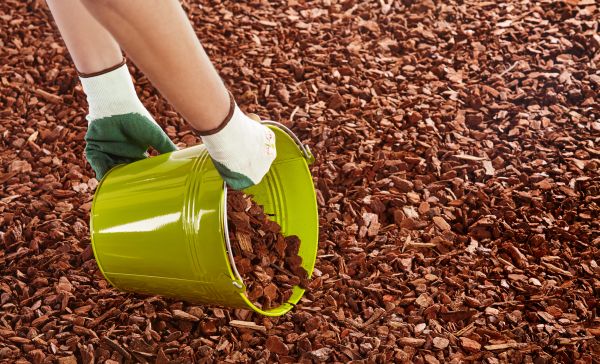 Wood Chip Landscaping in Olive Branch